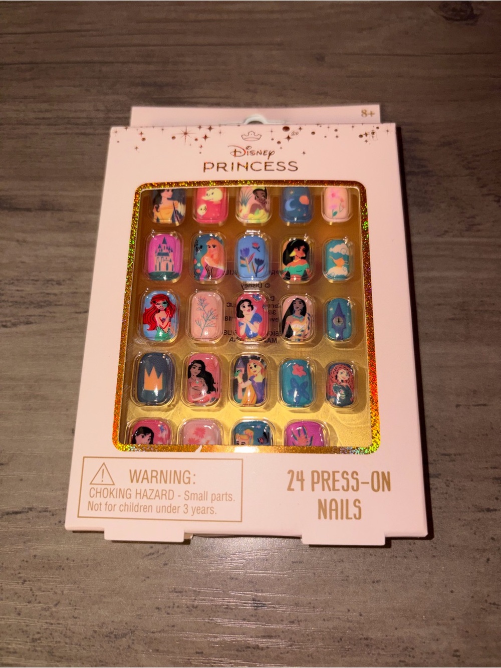 🆕💜🏝️🎉Disney Princess Press-On Nails 24 Count
